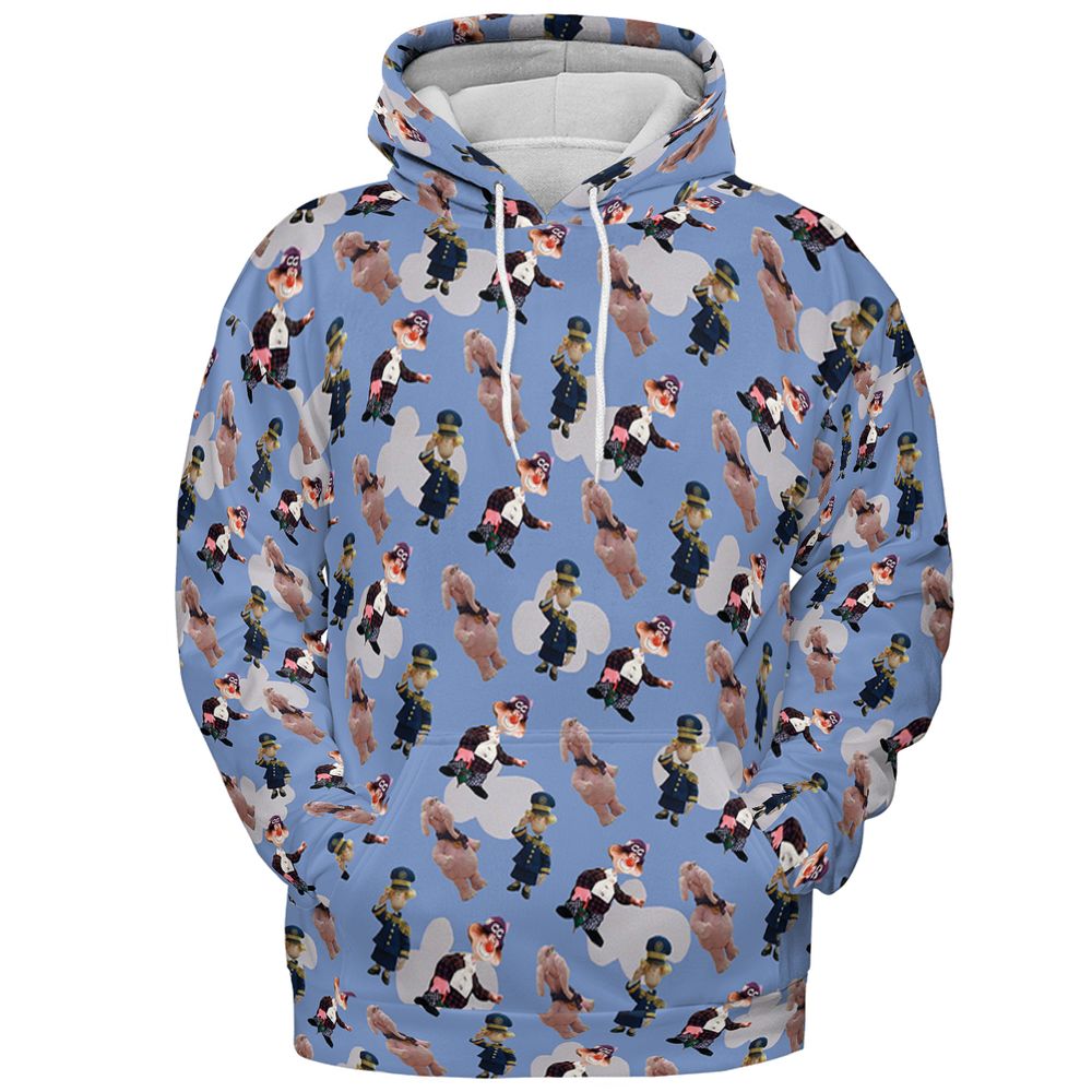 All-over Print Hoodie - WYEX754J -  - 2