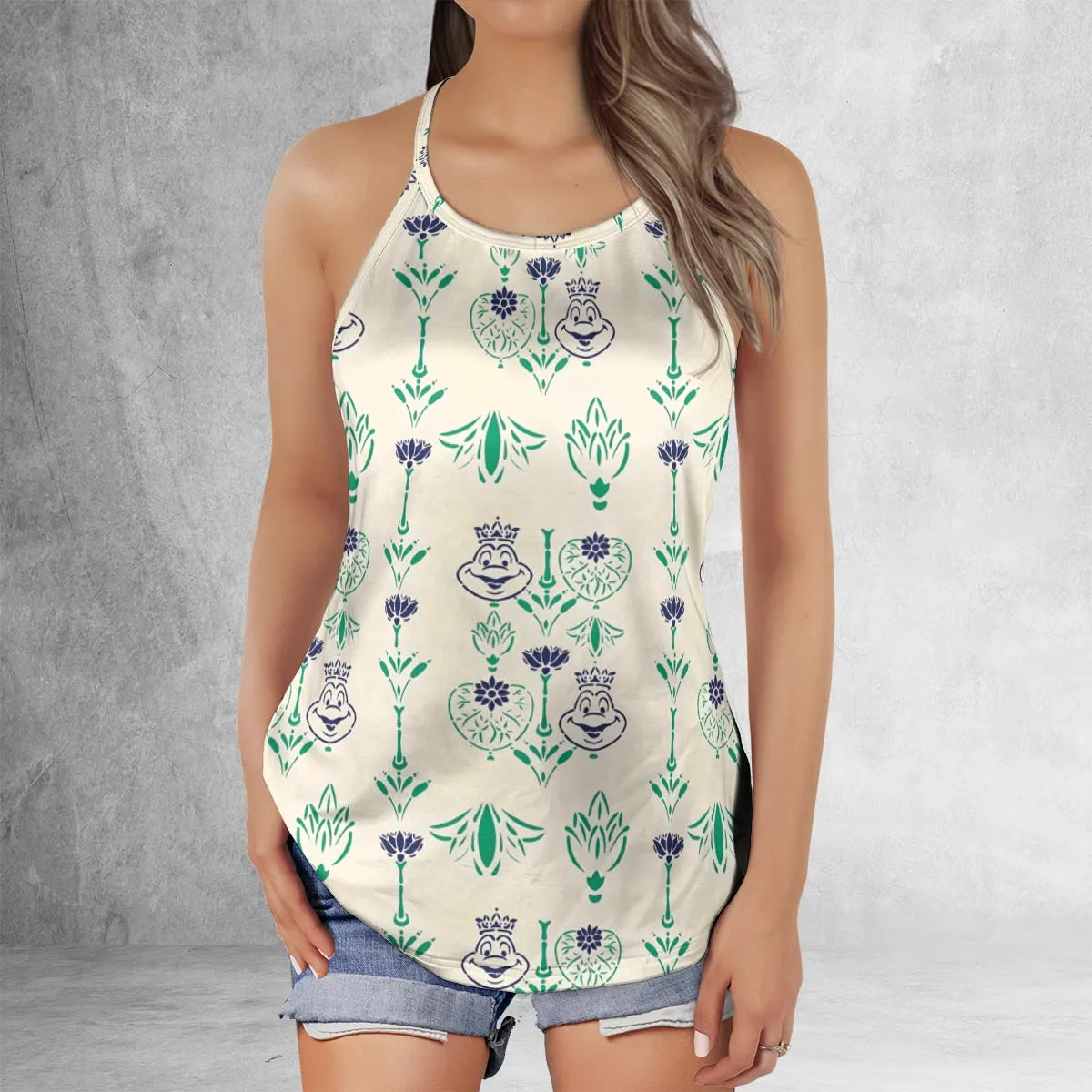 Criss Cross Tank Top - KEA65BL4