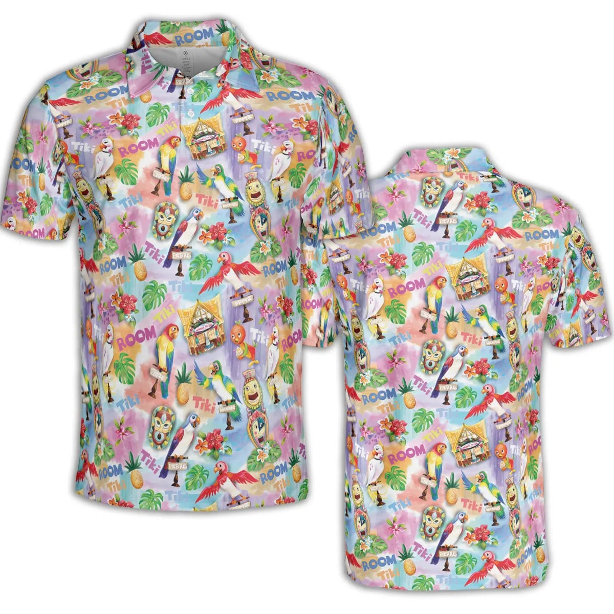 AOP Men/Women Polo Shirt - E1RX8YHU