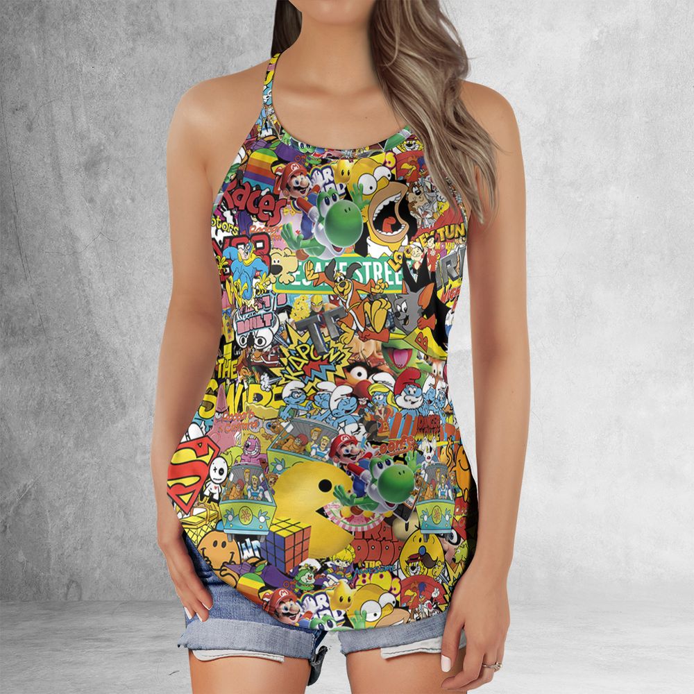 Criss Cross Tank Top - S7SDNSG7 -  - 2