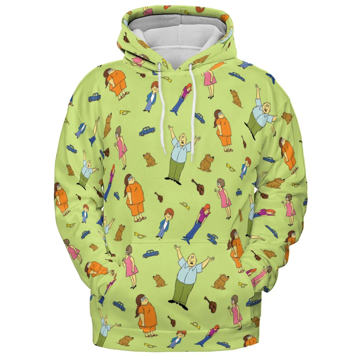 All-over Print Hoodie - DL4NS7QL
