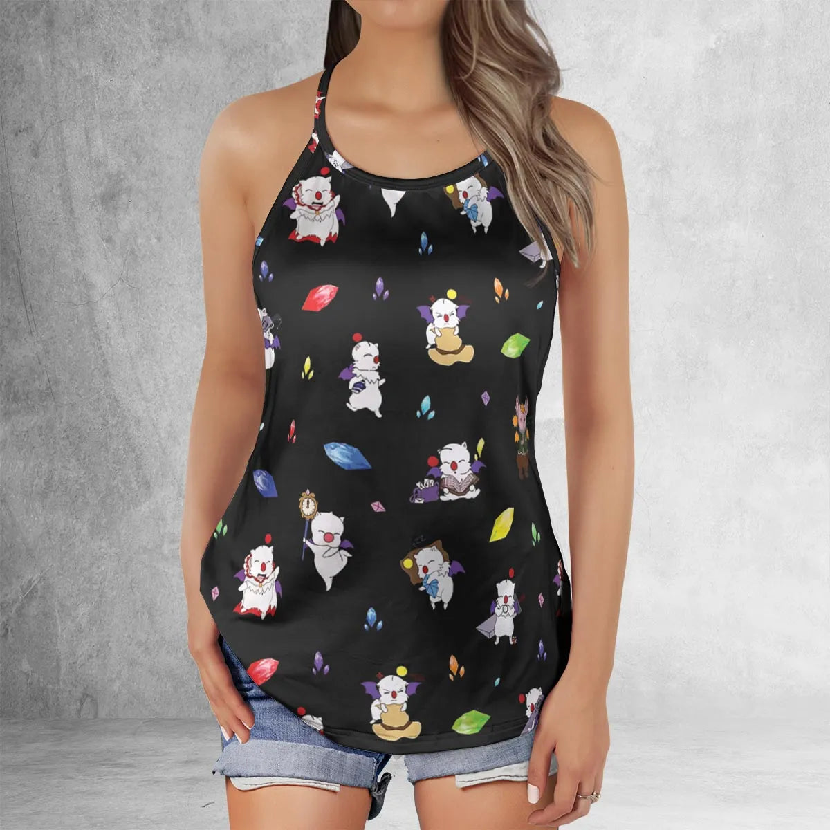 Criss Cross Tank Top - KDUVJJKL