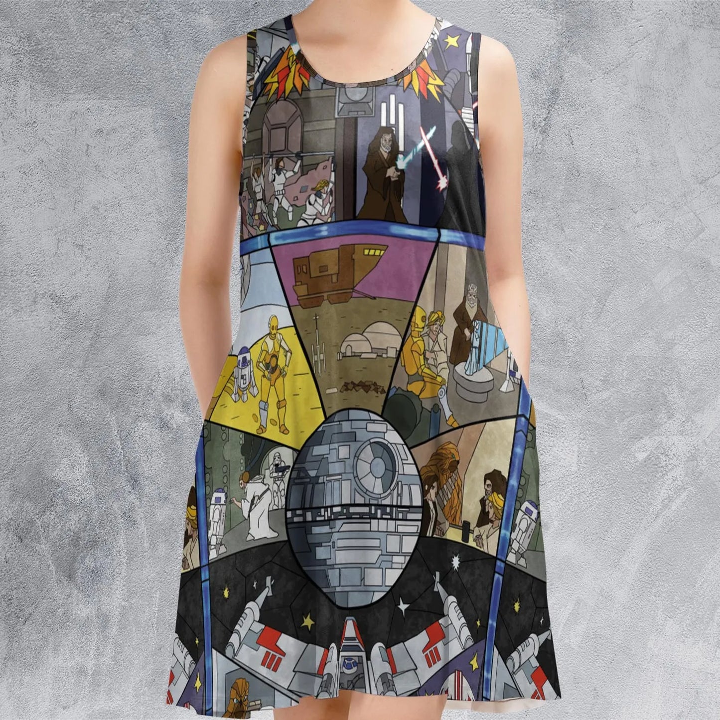 Sleeveless Dress - B1QBW53R