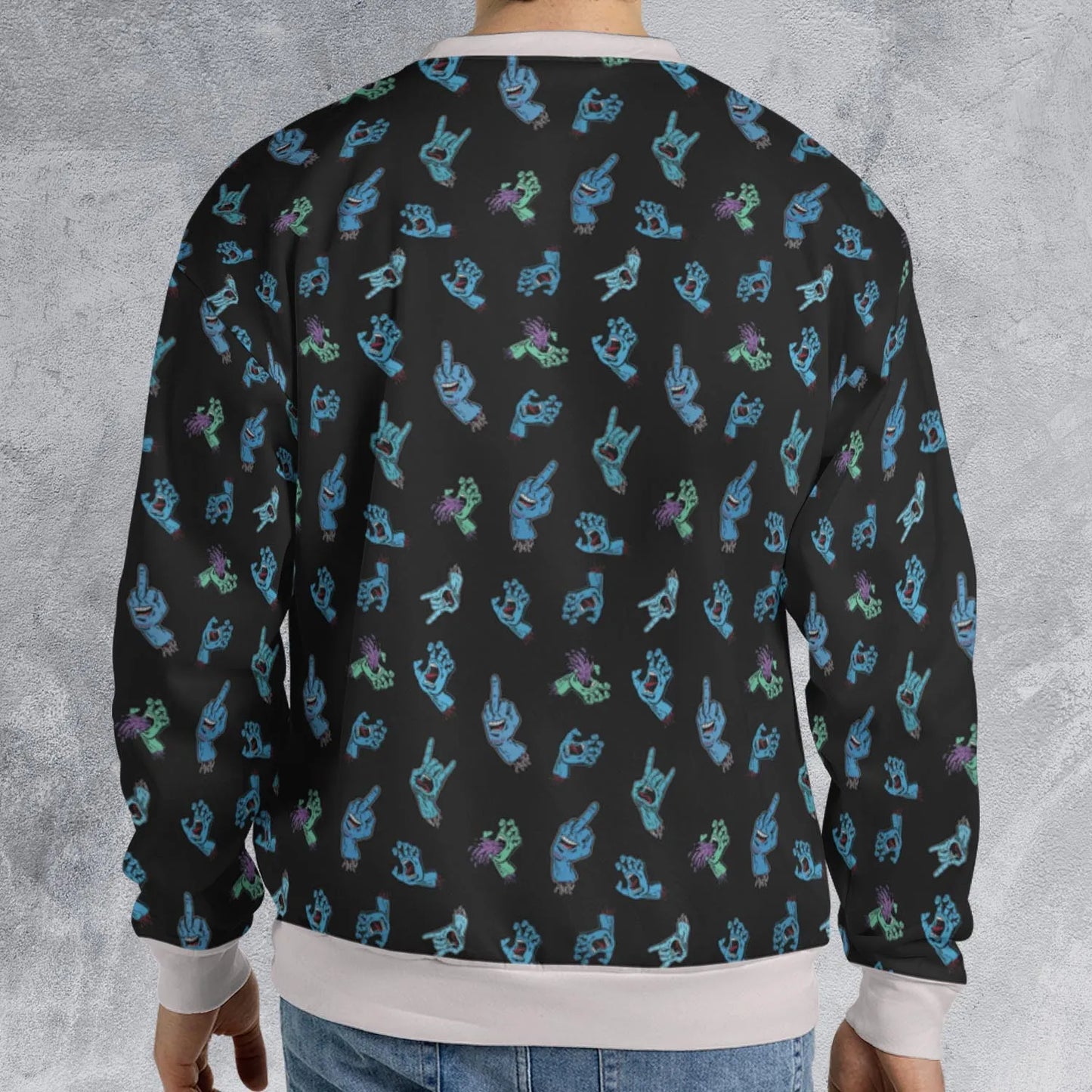 All-over Print Sweatshirt - BEGY28WU