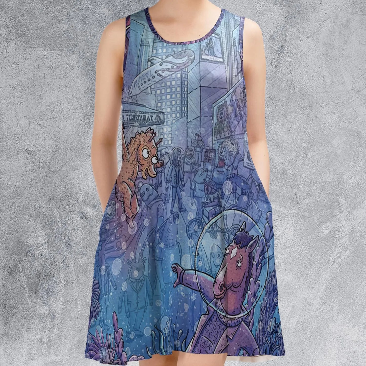 Sleeveless Dress - YERWWFZA