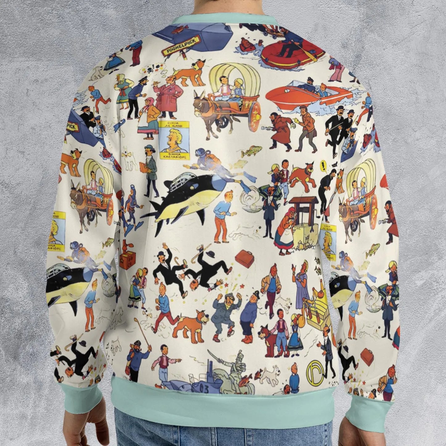 All-over Print Sweatshirt - 4LP8CSW2