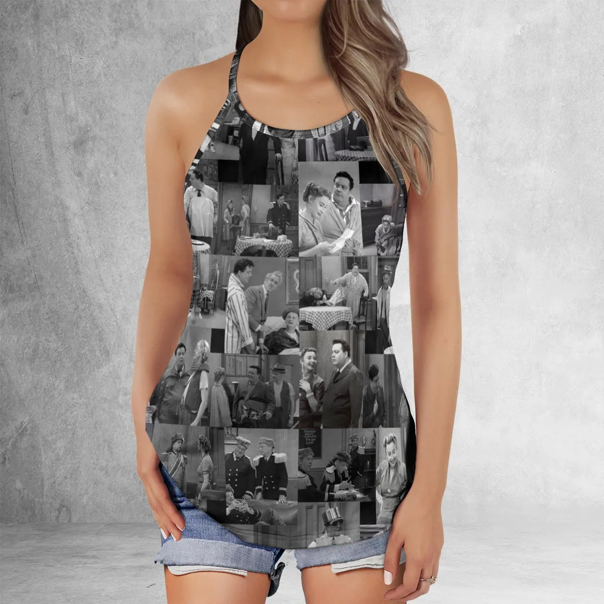 Criss Cross Tank Top - 24MHSKHD