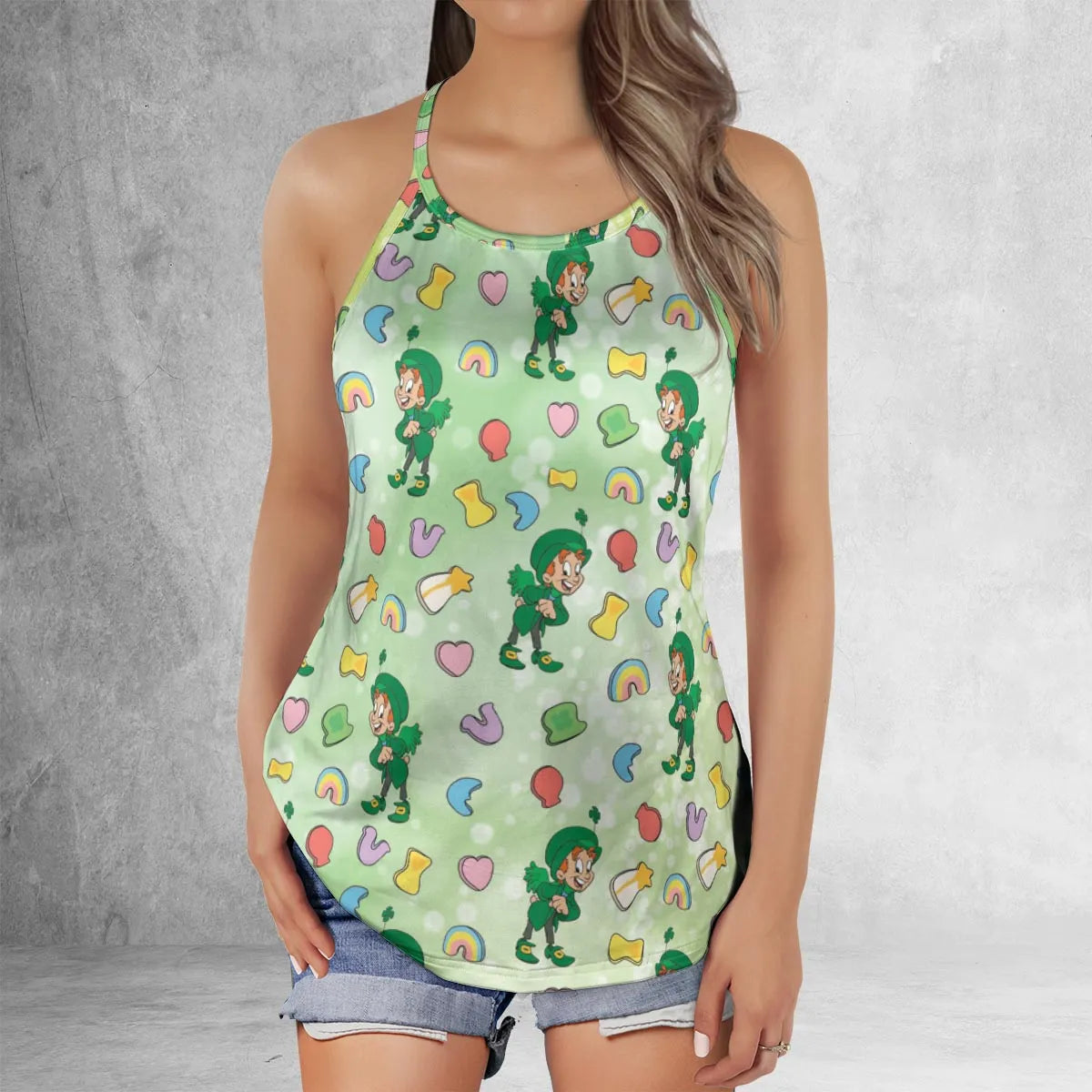 Criss Cross Tank Top - ELMDS6U6