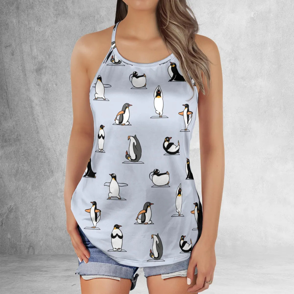Criss Cross Tank Top - LUWXE7BX