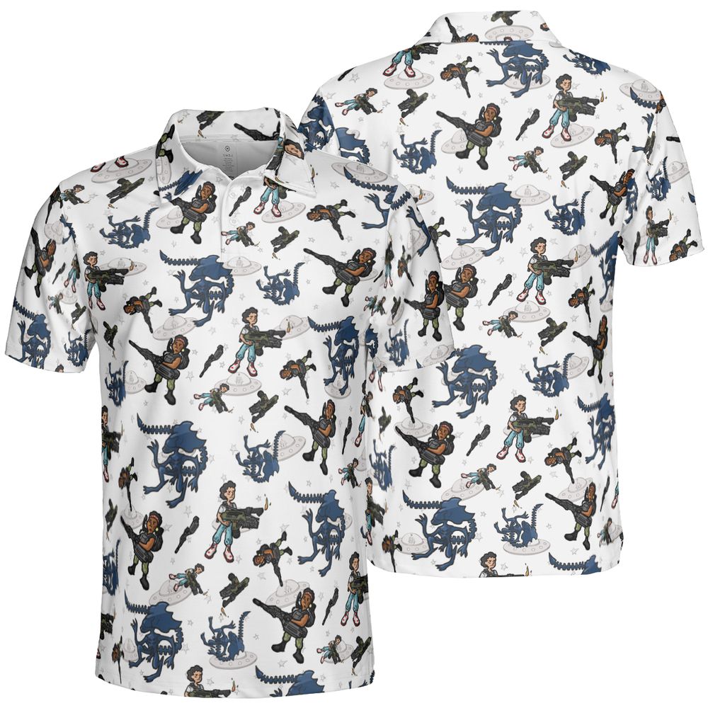 AOP Men/Women Polo Shirt - YJUA5DJE -  - 2