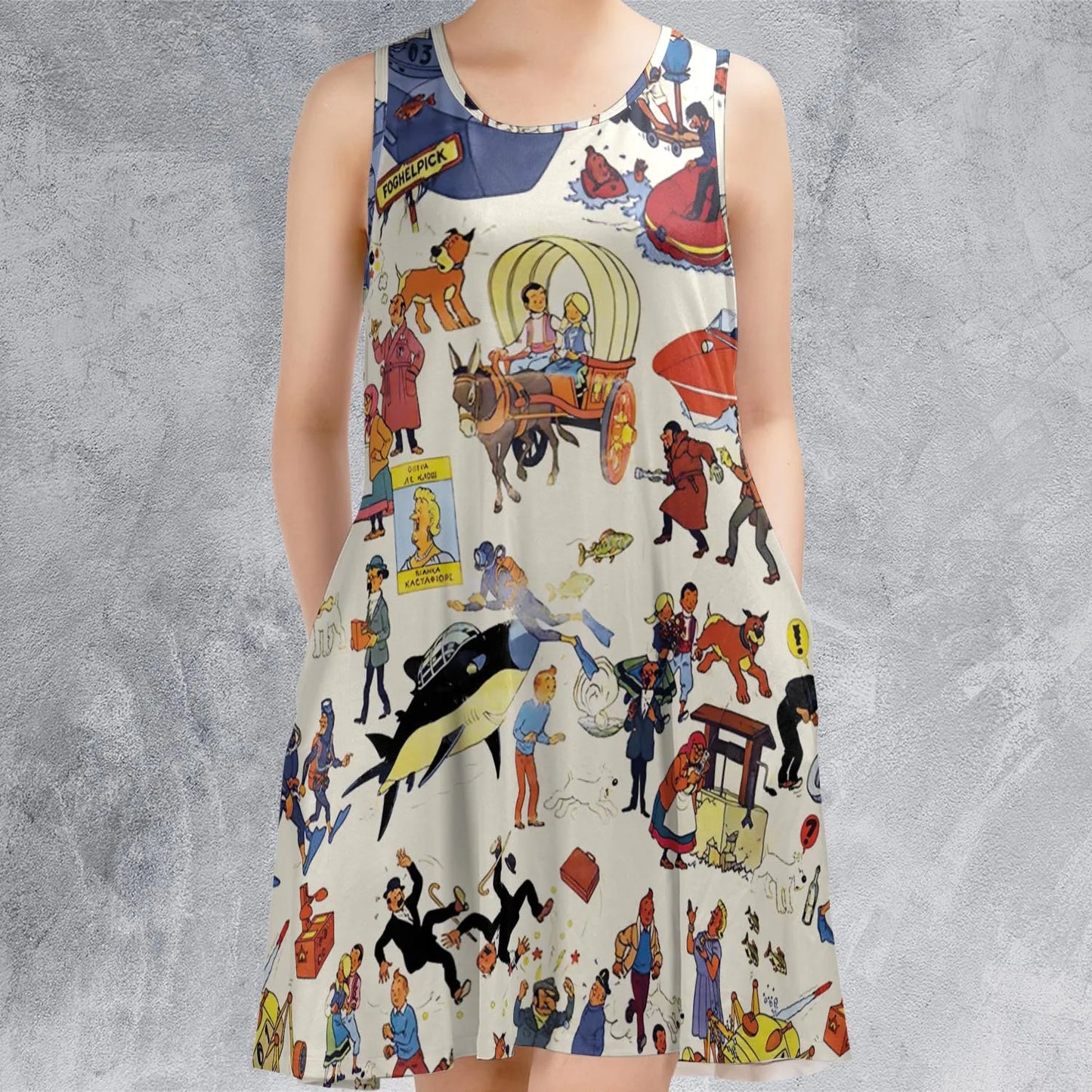 Sleeveless Dress - V8EAJ95Z