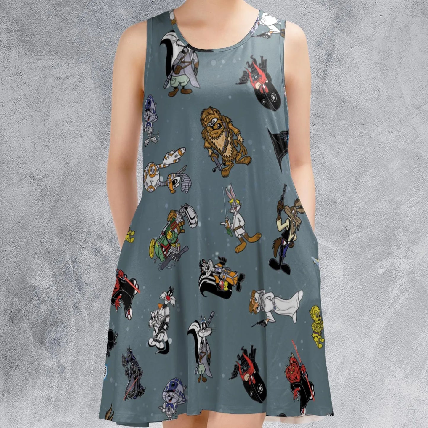 Sleeveless Dress - CYEXZLQT