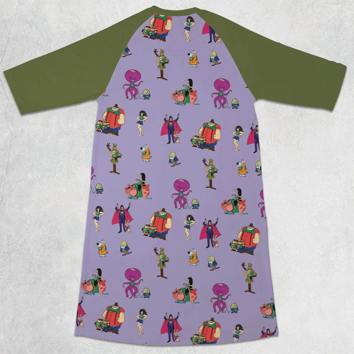 3/4 Sleeve Raglan Dress - KNC99GZV