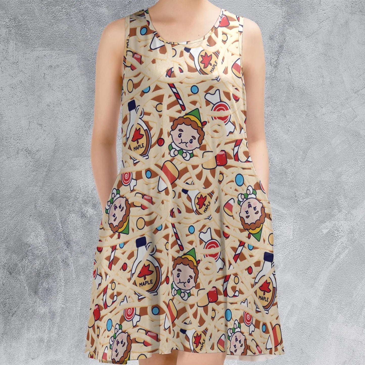 Sleeveless Dress - FDJFEYRF