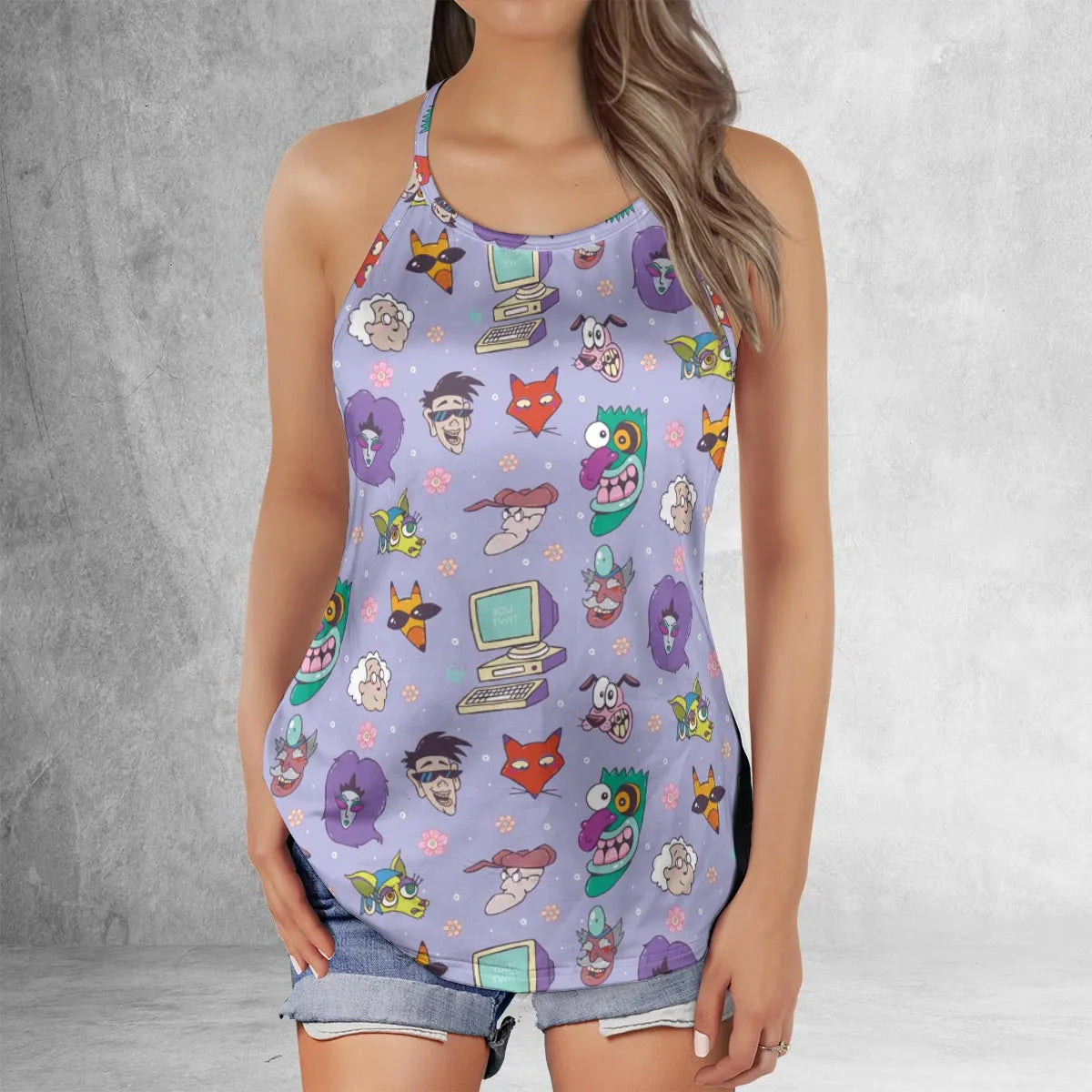 Criss Cross Tank Top - KA5988JV