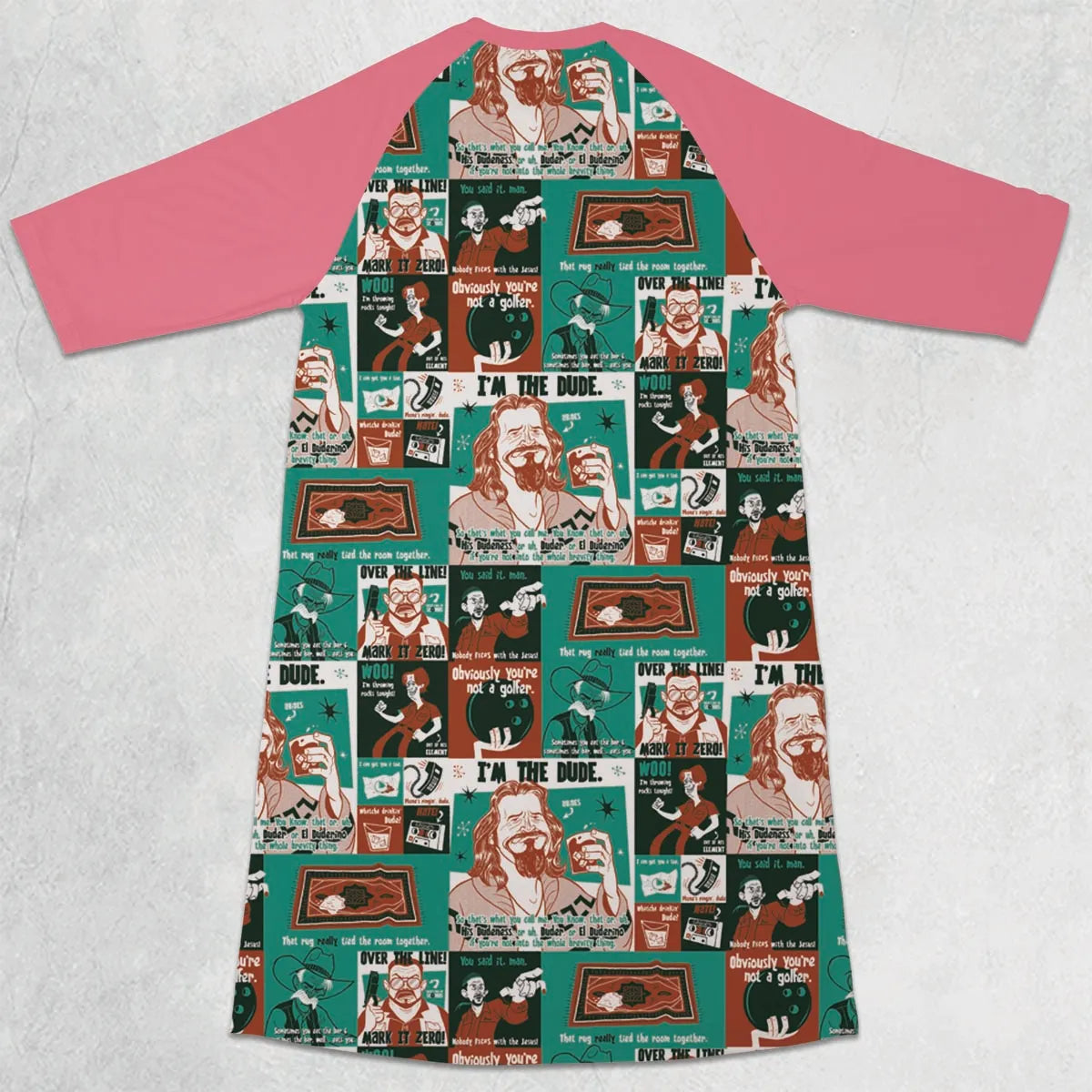 3/4 Sleeve Raglan Dress - 8JSN9PWG