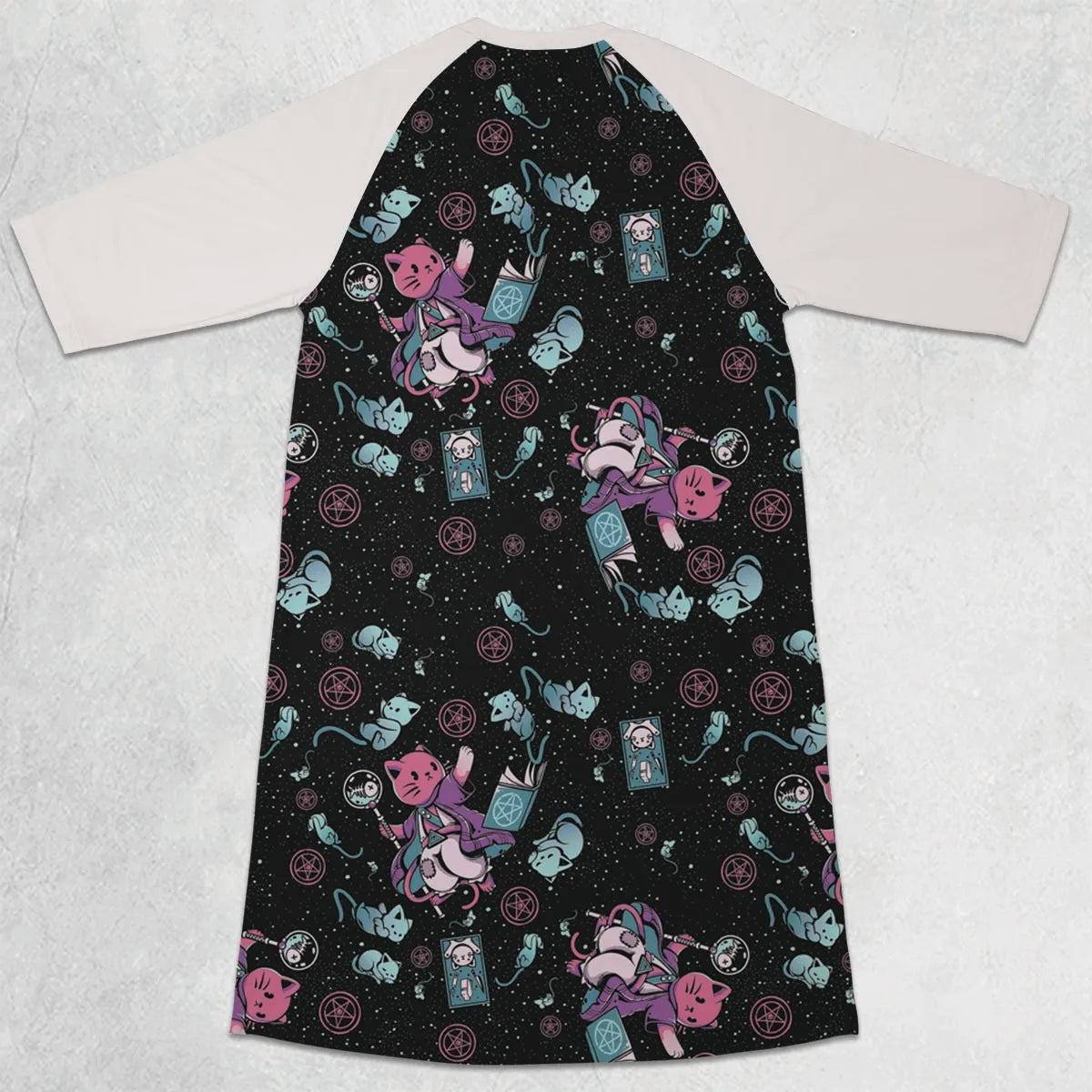 3/4 Sleeve Raglan Dress - VT6K21KD