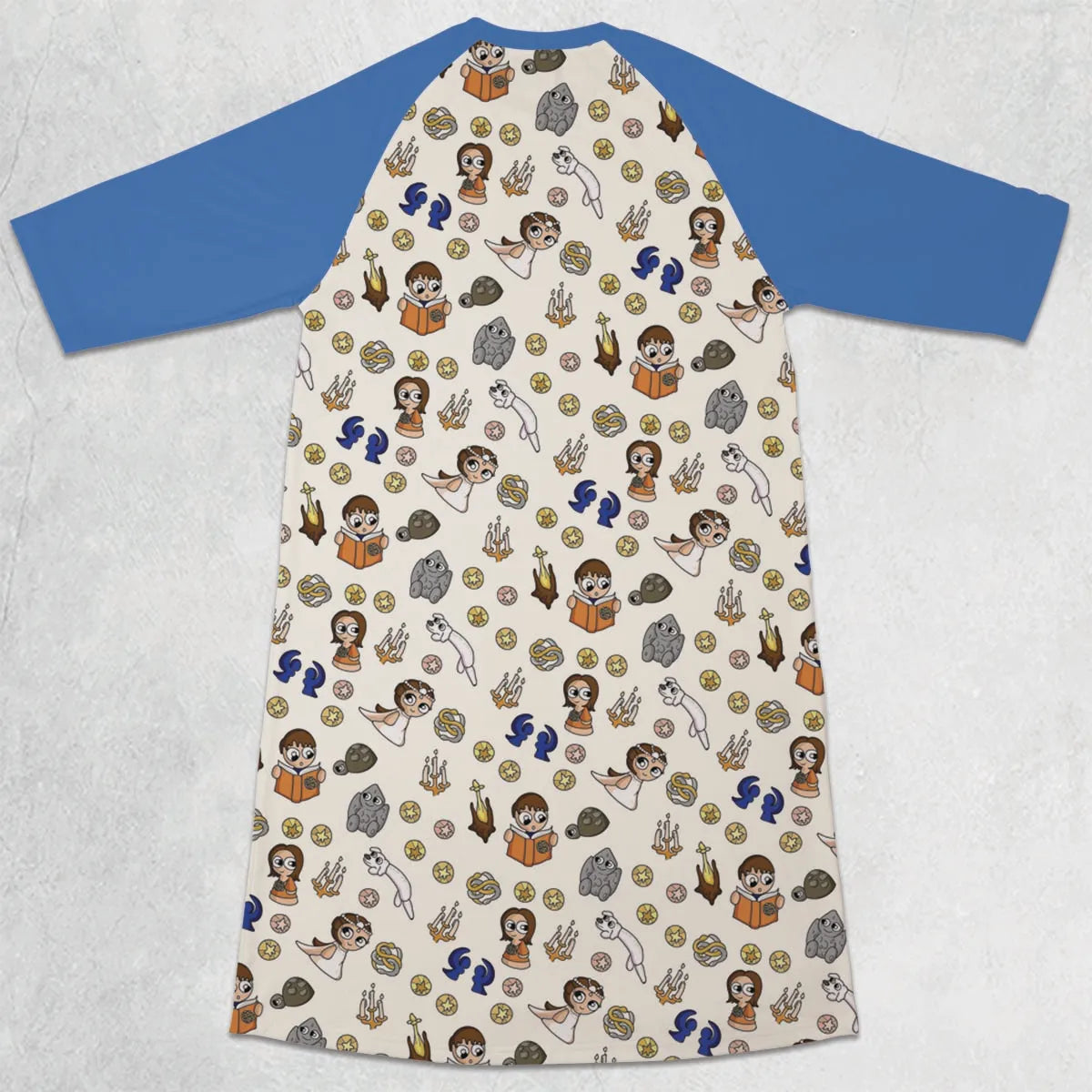 3/4 Sleeve Raglan Dress - 8R3UCZTV