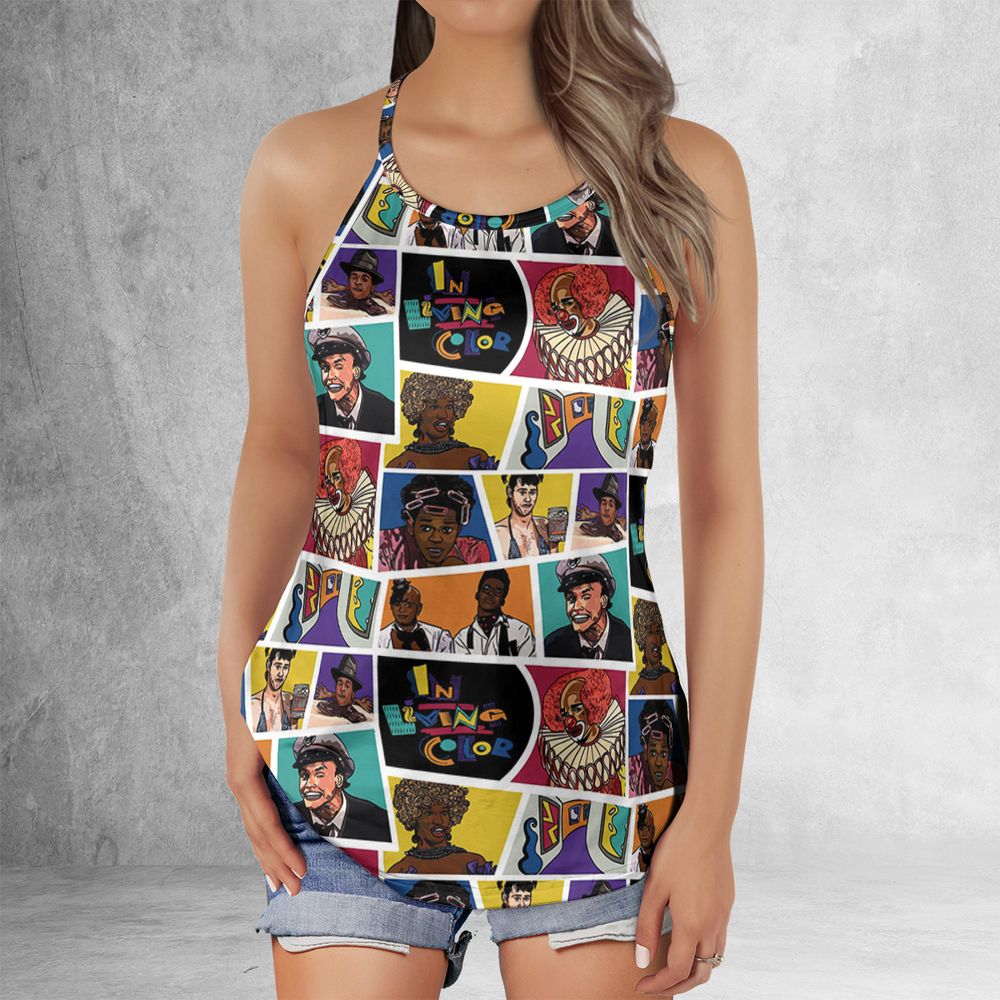Criss Cross Tank Top - F5RJ7LYH -  - 2