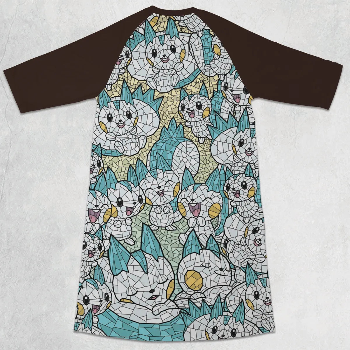 3/4 Sleeve Raglan Dress - EL1UX4U8