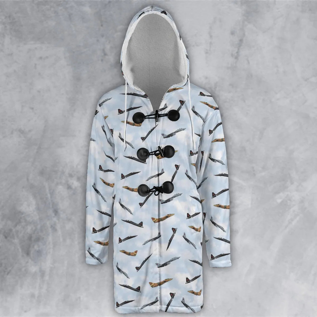 Hooded Cloak Coat - JE5UN3D2