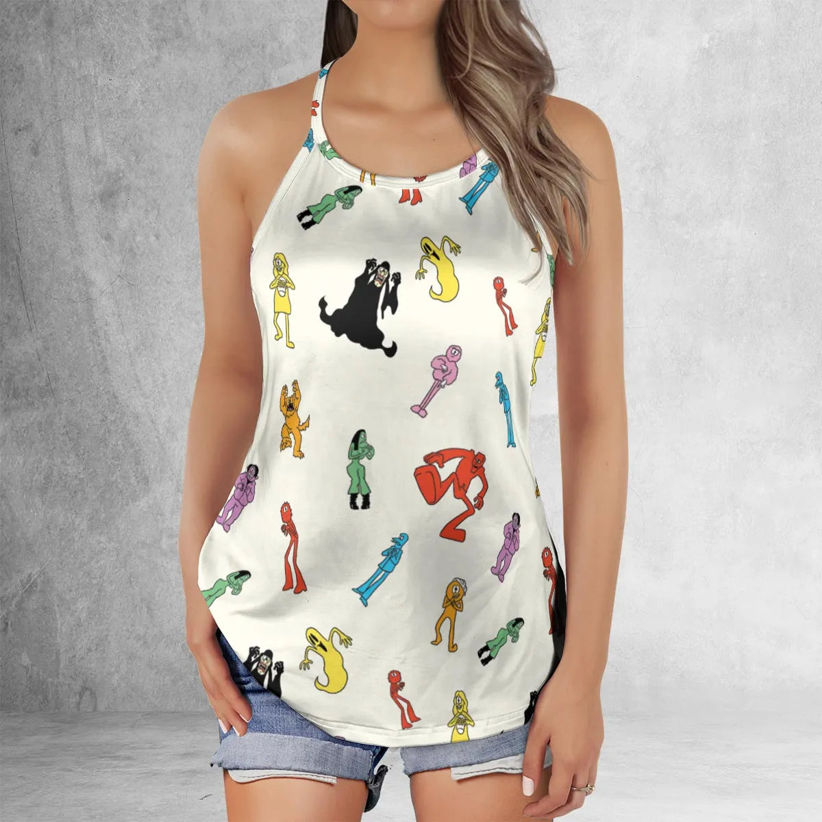 Criss Cross Tank Top - Z7KTYCUL