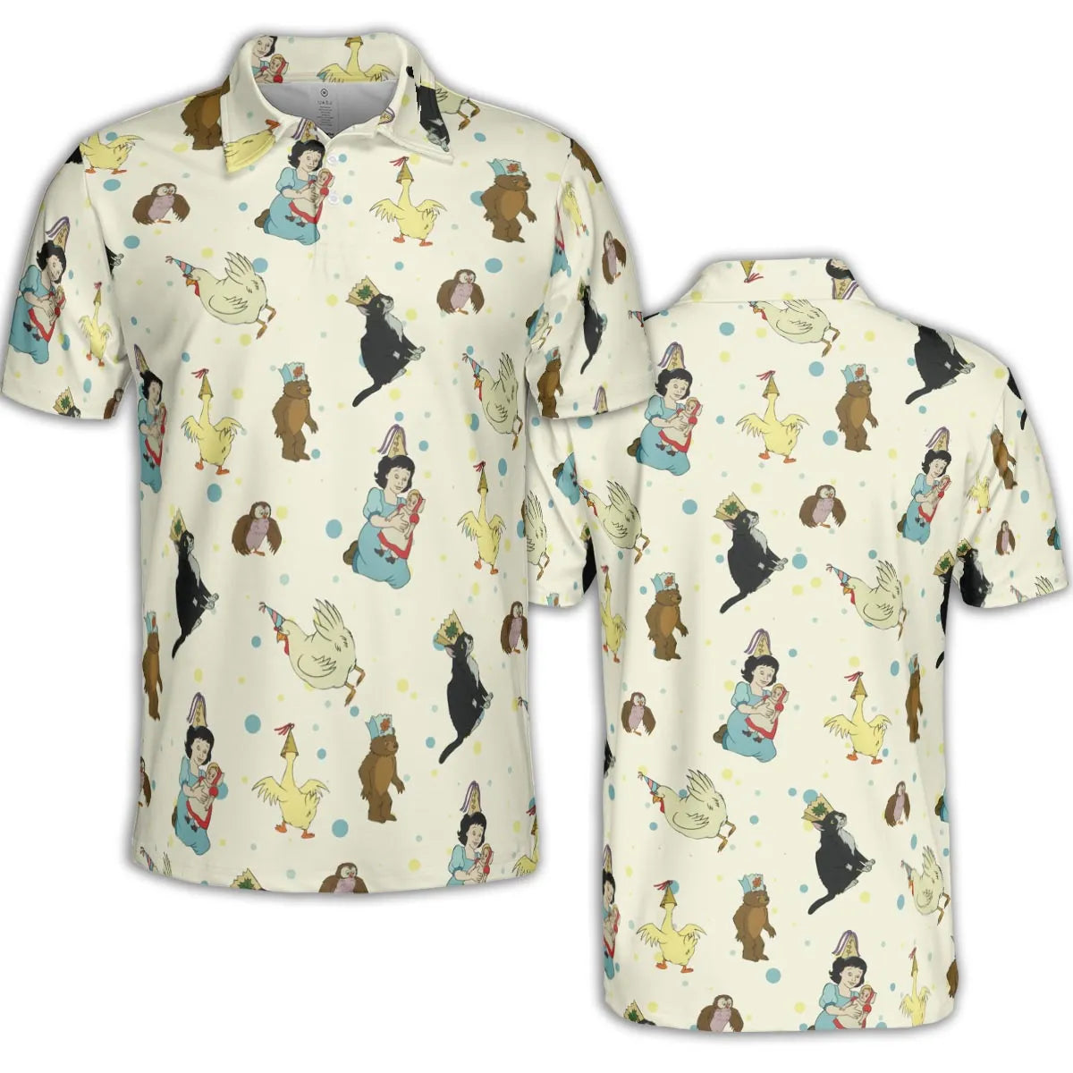 AOP Men/Women Polo Shirt - LW6UFAC4