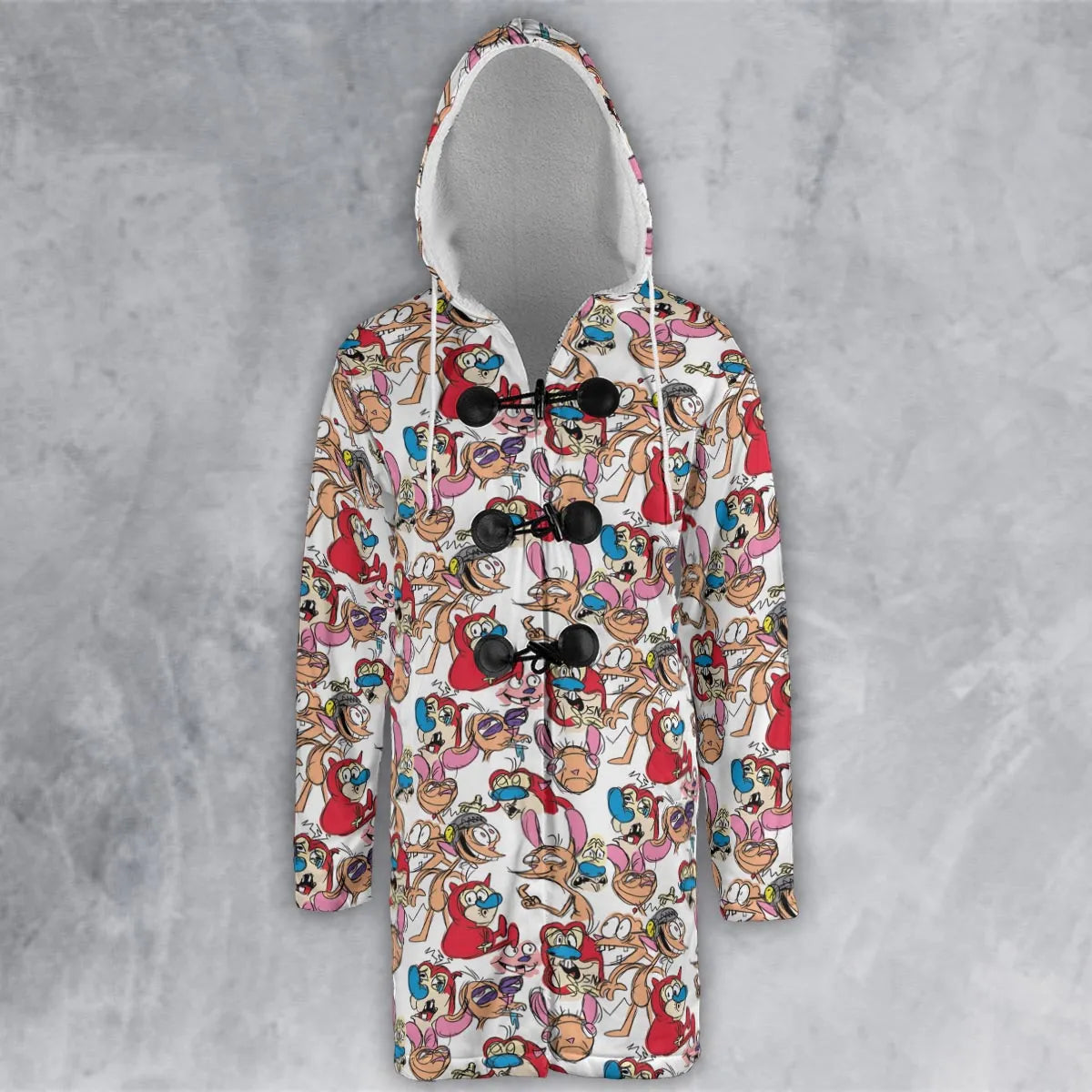Hooded Cloak Coat - GLK8HM2U