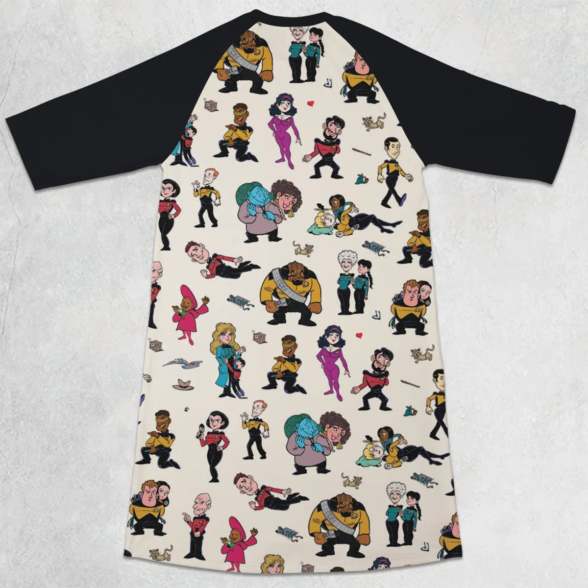 3/4 Sleeve Raglan Dress - JG8Q13KY