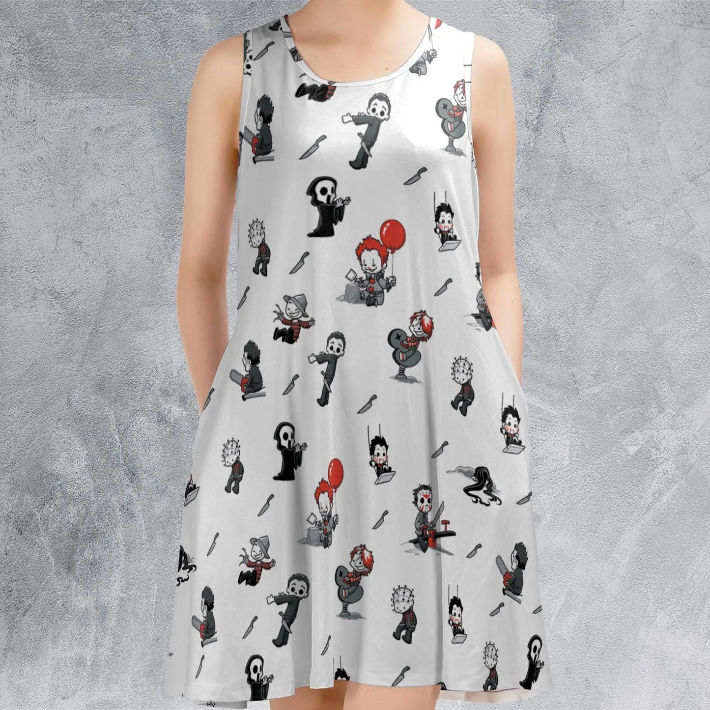 Sleeveless Dress - X9EGX2AF