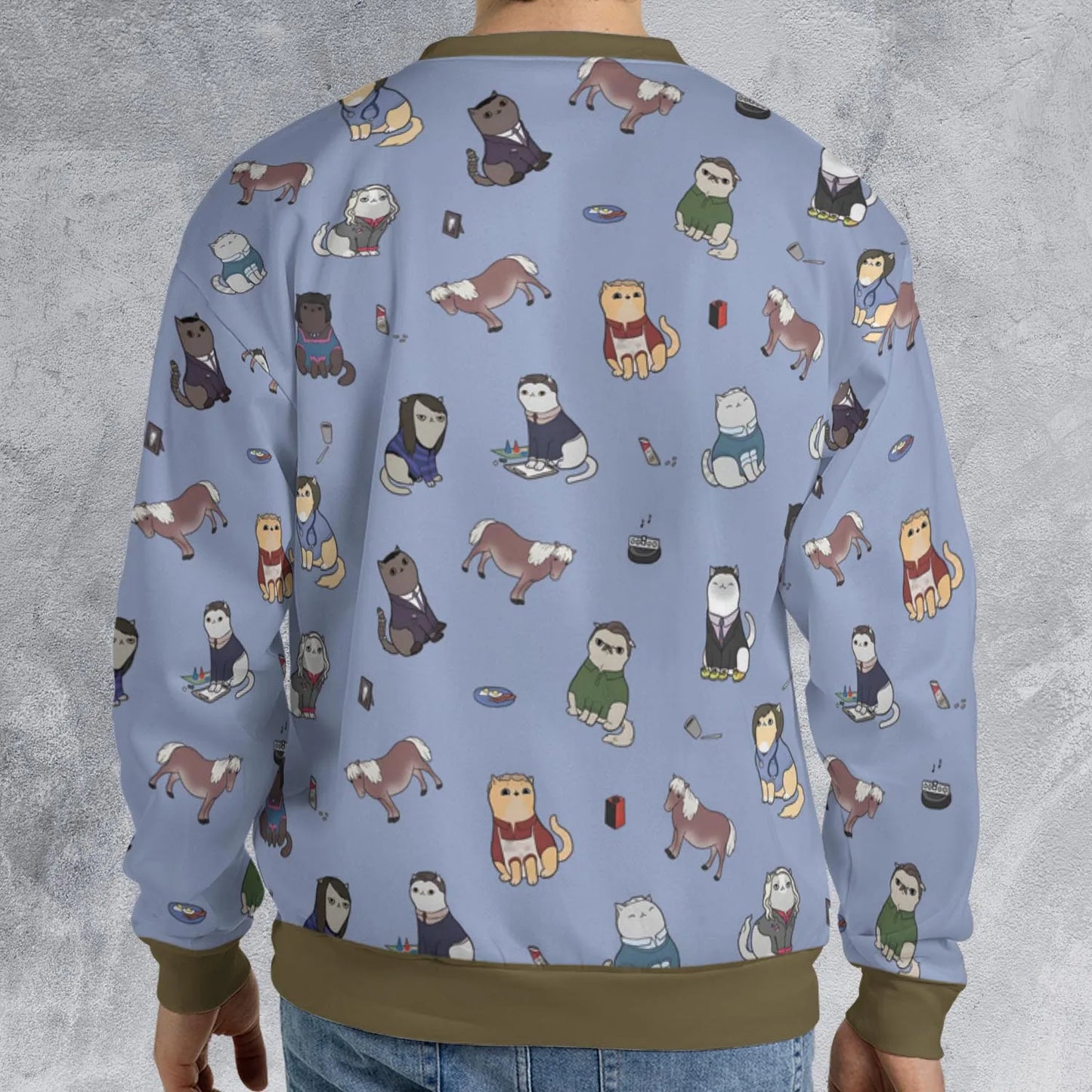 All-over Print Sweatshirt - HZ11NTPW