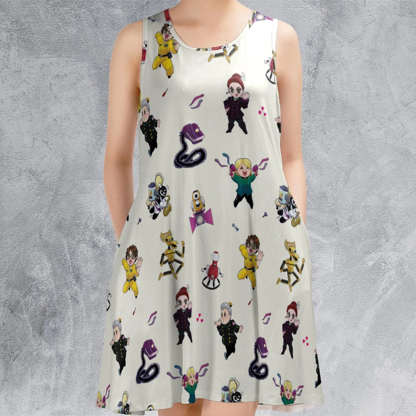 Sleeveless Dress - A6X1FLUM