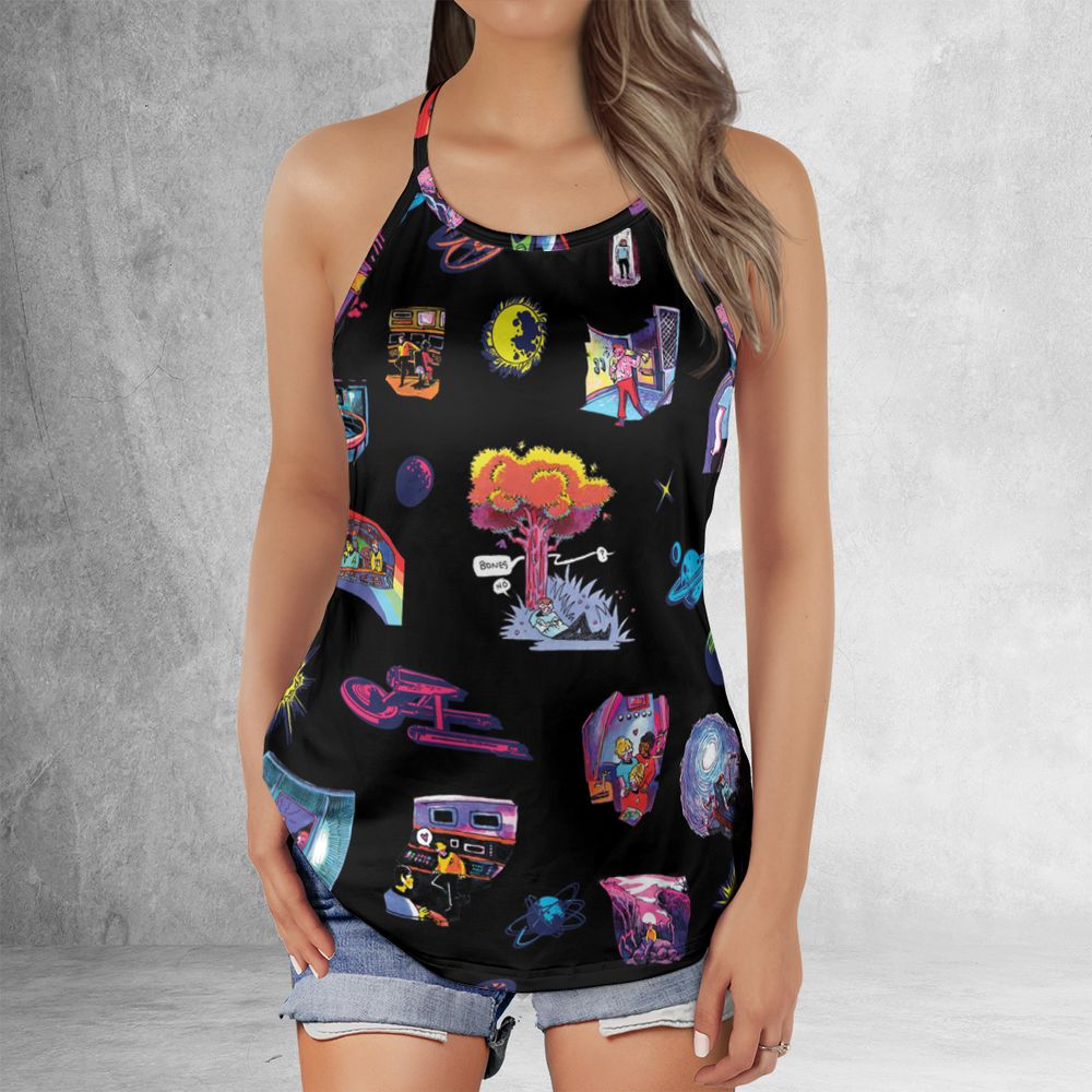 Criss Cross Tank Top - 6MB5NY7S -  - 2