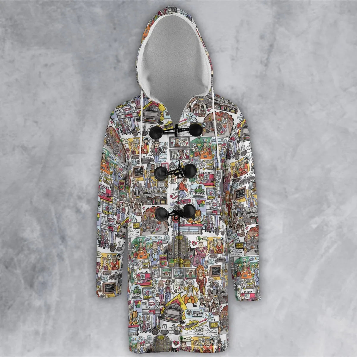 Hooded Cloak Coat - 6RLFLWPD