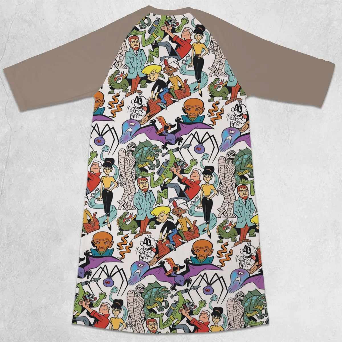 3/4 Sleeve Raglan Dress - FTZWQ8NB