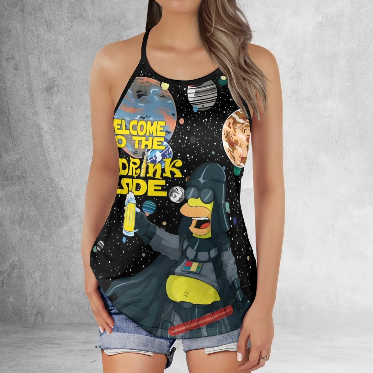 Criss Cross Tank Top - XK5JPLFH