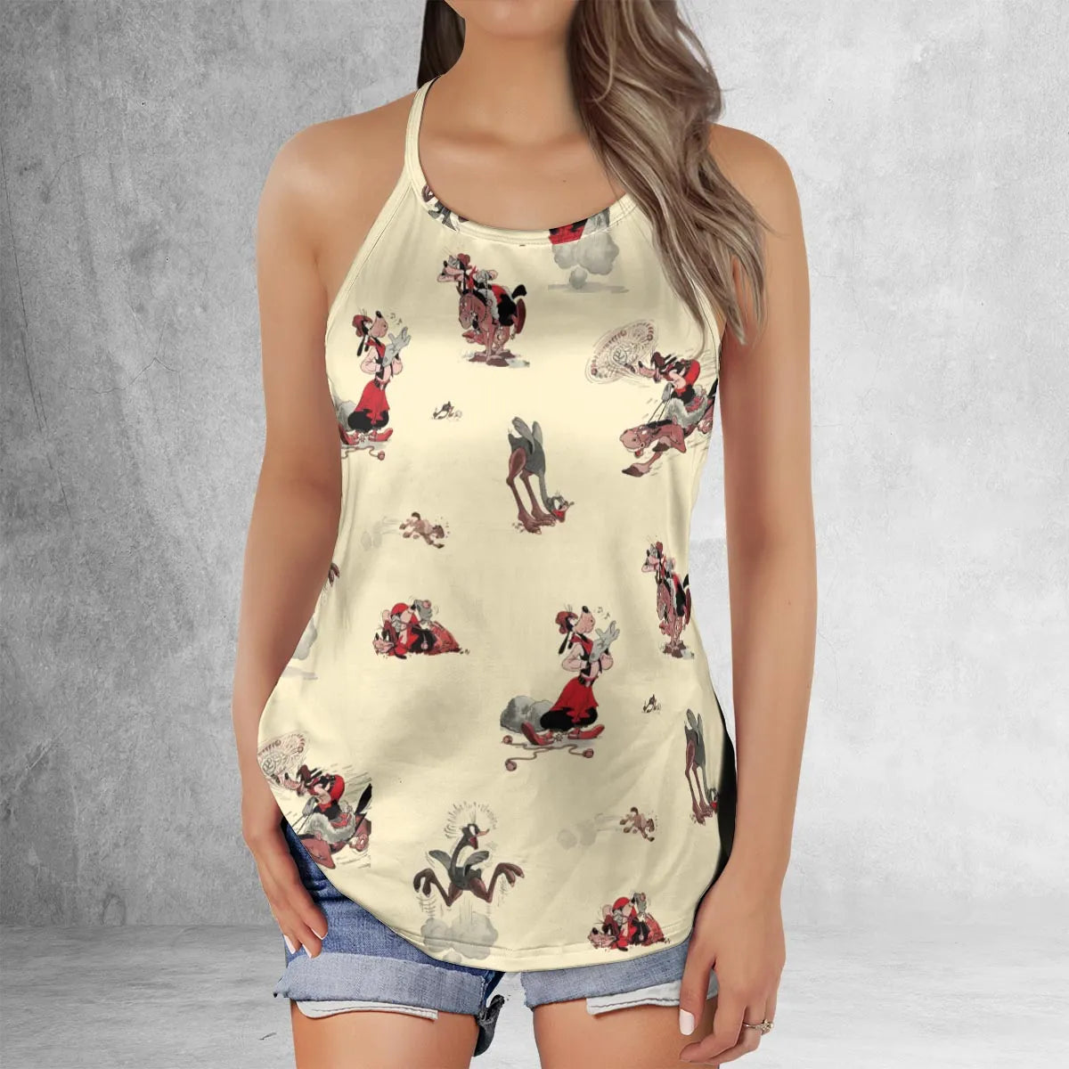 Criss Cross Tank Top - T4JLS9H4