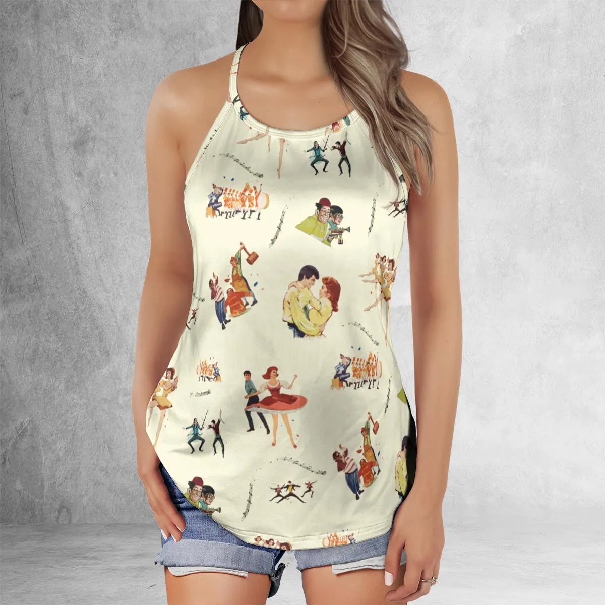Criss Cross Tank Top - 6N33VKJ6
