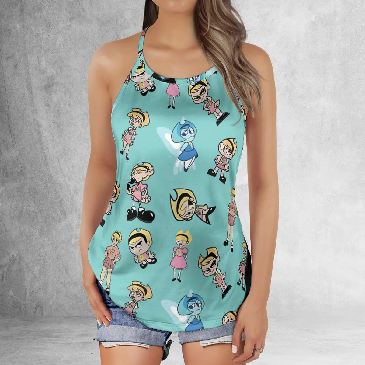 Criss Cross Tank Top - Q8H82CGT