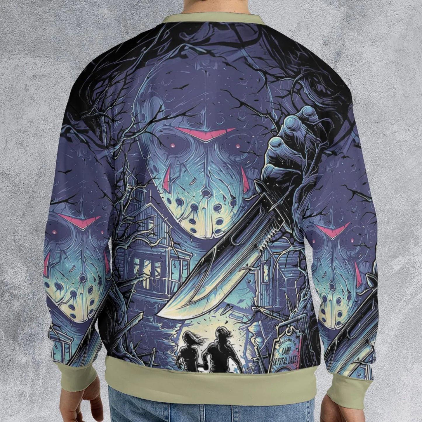 All-over Print Sweatshirt - GHXCUBLH