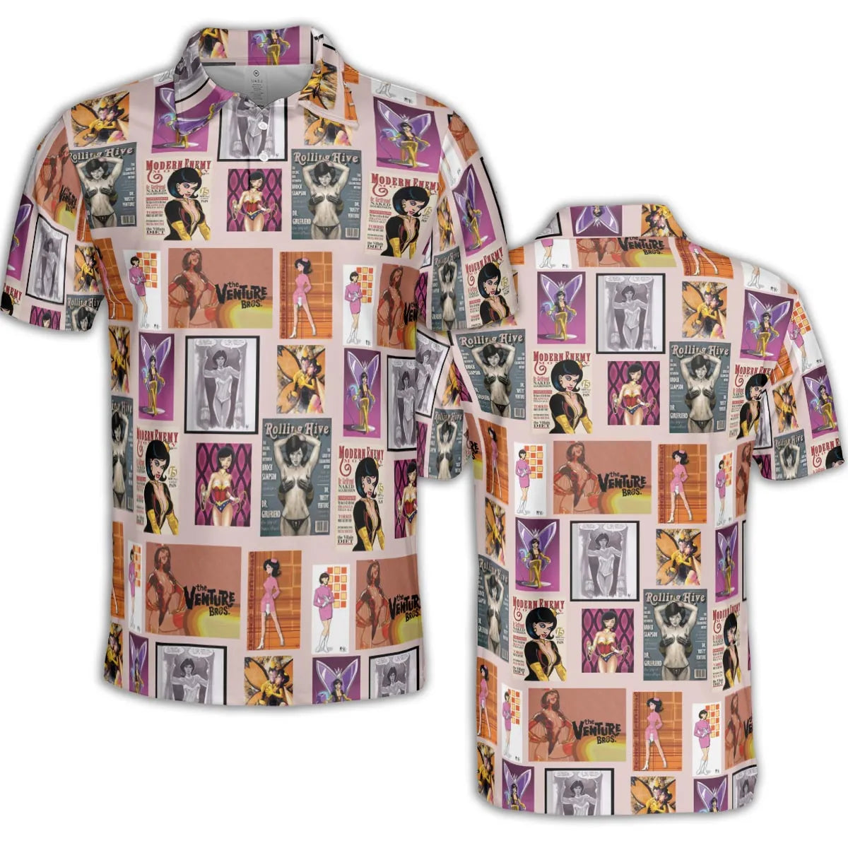 AOP Men/Women Polo Shirt - GFQDHLLP