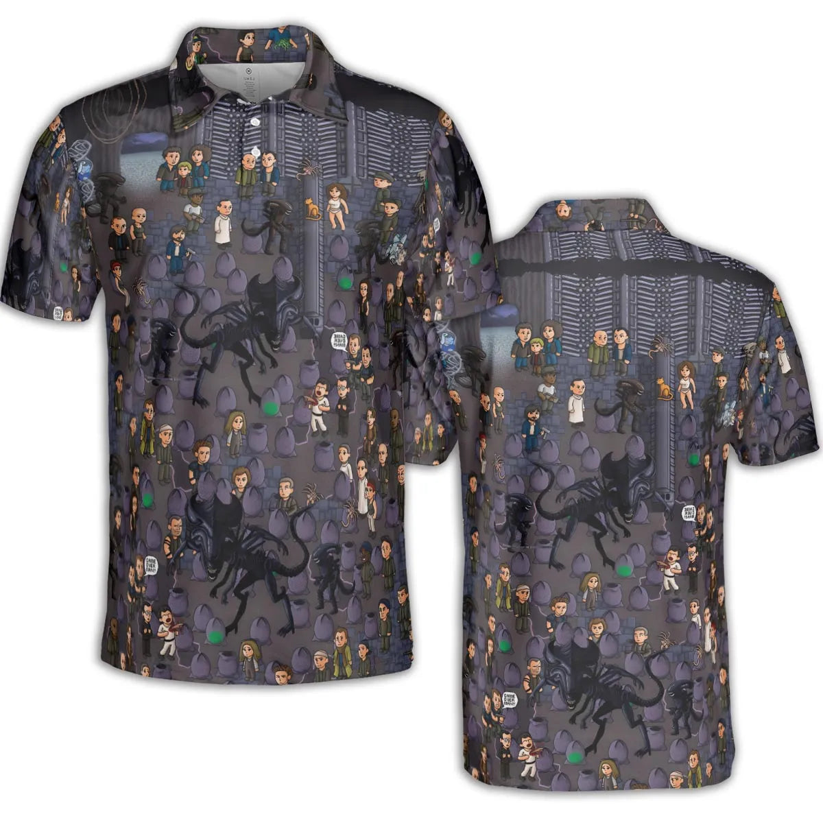 AOP Men/Women Polo Shirt - UNARCN3B