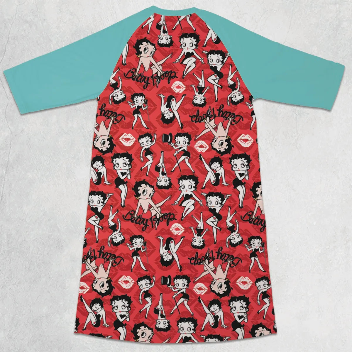 3/4 Sleeve Raglan Dress - FFYXNR5Q