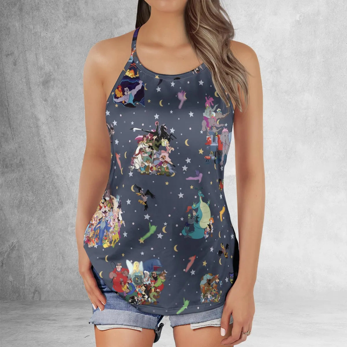 Criss Cross Tank Top - 7XHZNMQC