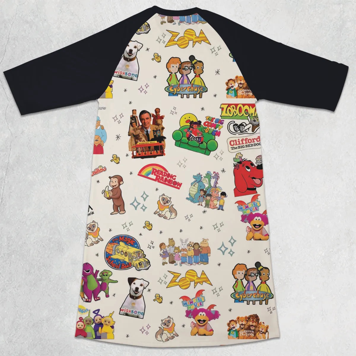 3/4 Sleeve Raglan Dress - UP4B34S7