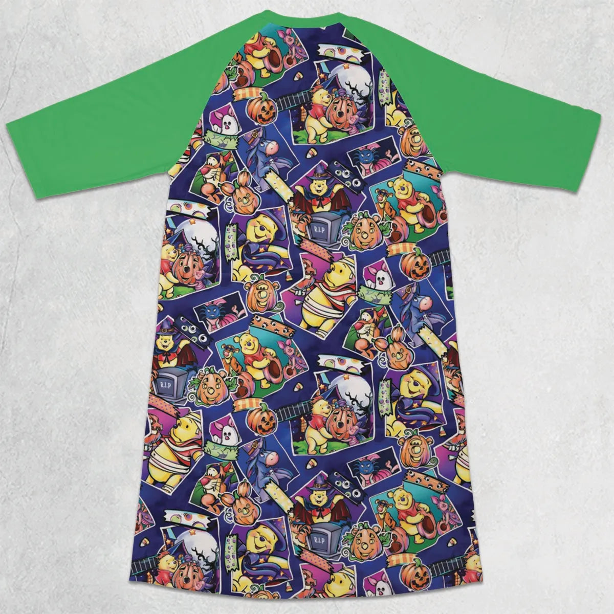 3/4 Sleeve Raglan Dress - L1FD5N44