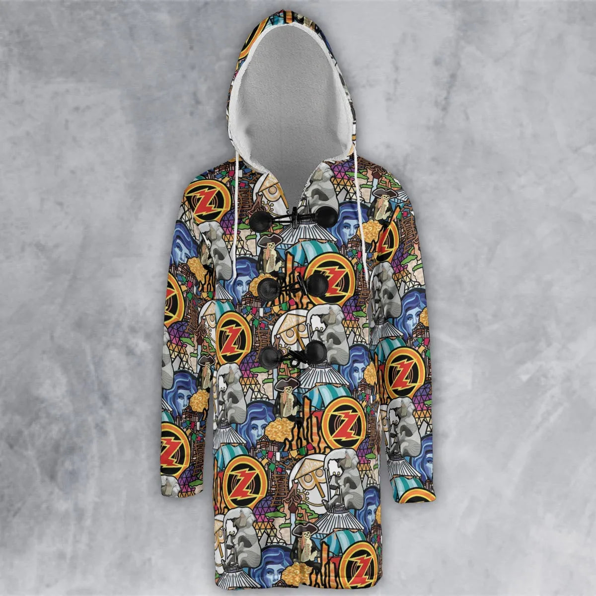 Hooded Cloak Coat - UZDR918D