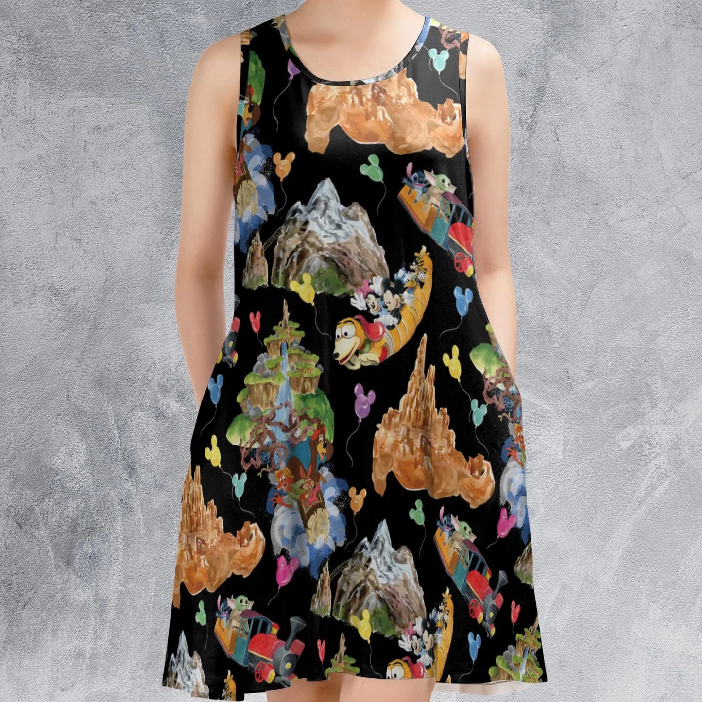 Sleeveless Dress - W6QZ7X7U