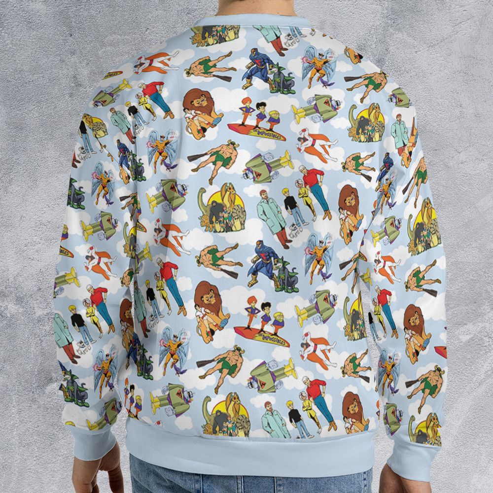 All-over Print Sweatshirt - PQHA2HS4 -  - 2