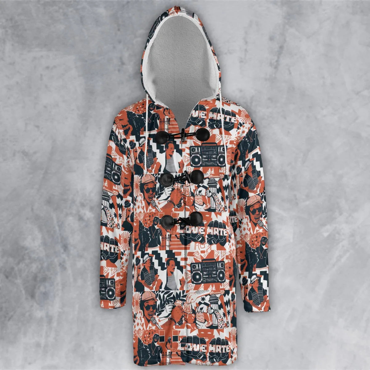 Hooded Cloak Coat - GDRPRUWF